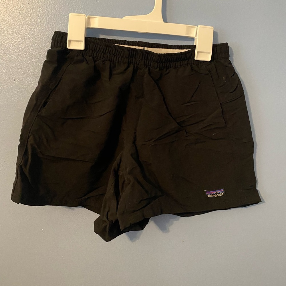 Women’s Black Baggies Patagonia Shorts.